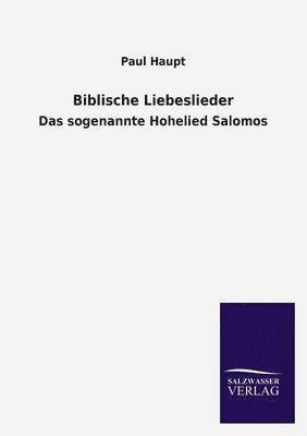 bokomslag Biblische Liebeslieder