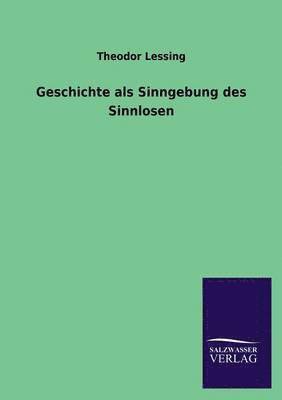 bokomslag Geschichte als Sinngebung des Sinnlosen