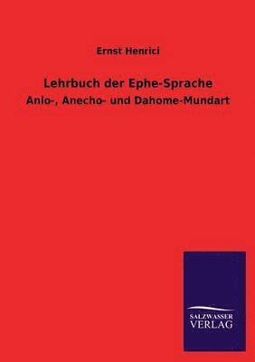 bokomslag Lehrbuch Der Ephe-Sprache