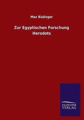 Zur Egyptischen Forschung Herodots 1