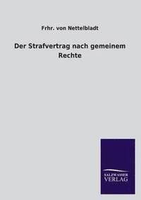 bokomslag Der Strafvertrag nach gemeinem Rechte