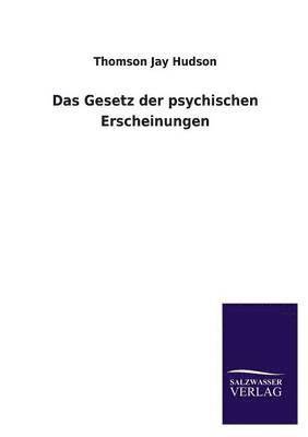 bokomslag Gesetz der psychischen Erscheinungen