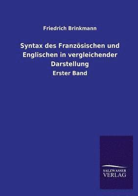 Syntax Des Franzosischen Und Englischen in Vergleichender Darstellung 1