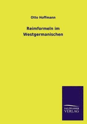 bokomslag Reimformeln Im Westgermanischen
