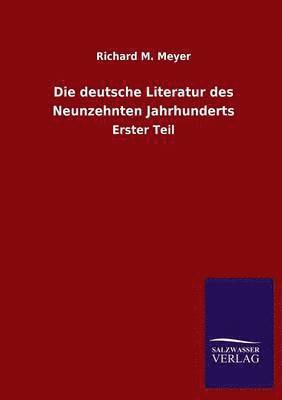 bokomslag Deutsche Literatur Des Neunzehnten Jahrhunderts