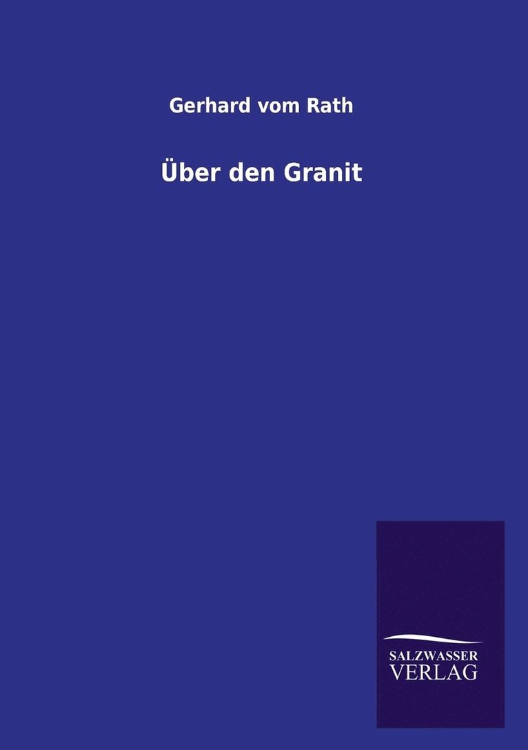 UEber den Granit 1