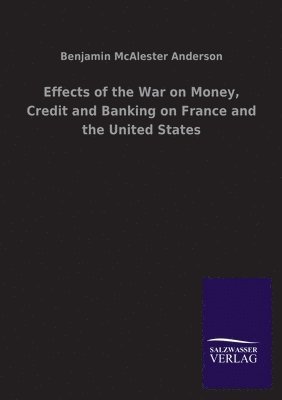 bokomslag Effects of the War on Money, Credit and Banking on France and the United States