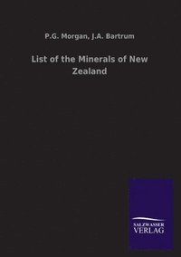 bokomslag List of the Minerals of New Zealand