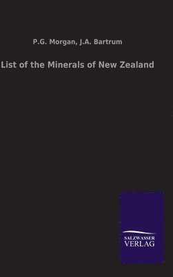 List of the Minerals of New Zealand 1