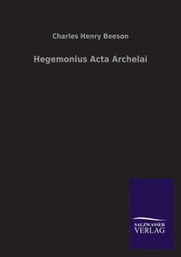 bokomslag Hegemonius Acta Archelai