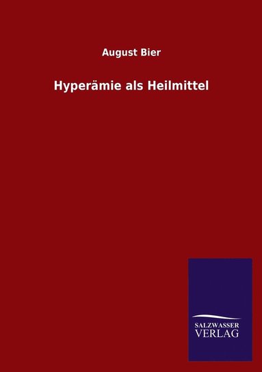 bokomslag Hyperämie als Heilmittel