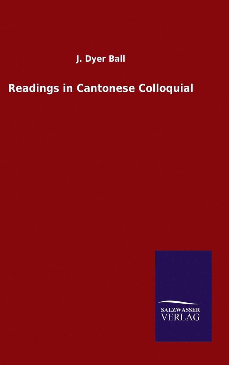 Readings in Cantonese Colloquial 1