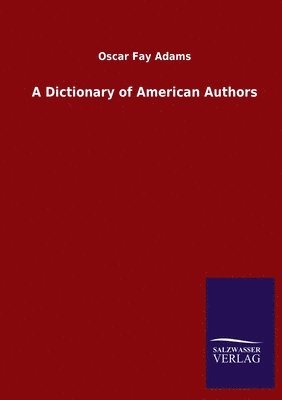 Dictionary of American Authors