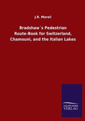 bokomslag Bradshaw¿s Pedestrian Route-Book for Switzerland, Chamouni, and the Italian Lakes