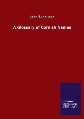 Glossary of Cornish Names