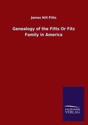 James Hill Fitts - Genealogy of the Fitts Or Fitz Family in America, Häftad