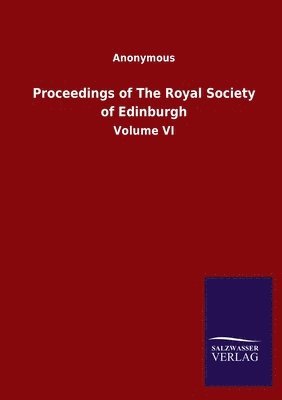 bokomslag Proceedings of The Royal Society of Edinburgh