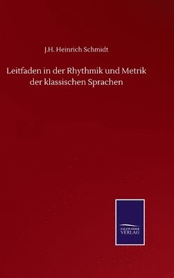 bokomslag Leitfaden in der Rhythmik und Metrik der klassischen Sprachen