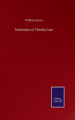 bokomslag Institutes of Hindu Law