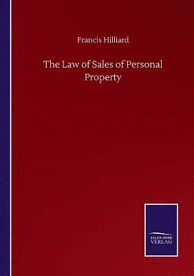 bokomslag The Law of Sales of Personal Property