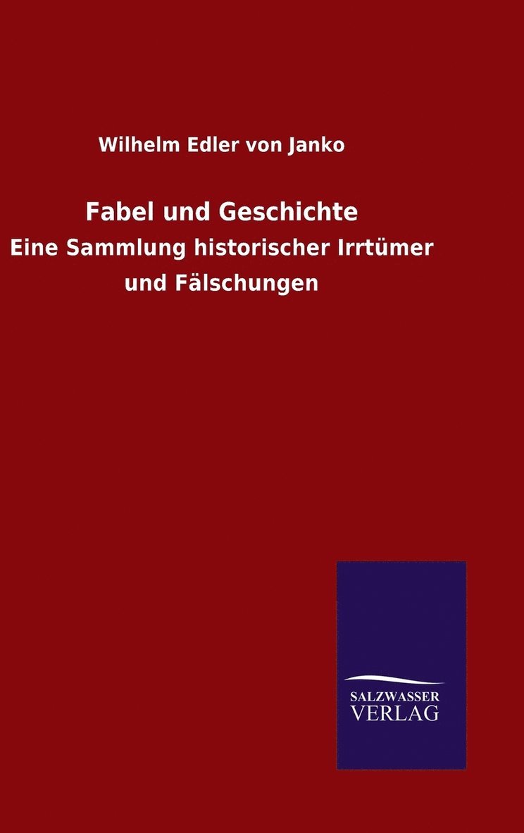 Fabel und Geschichte 1