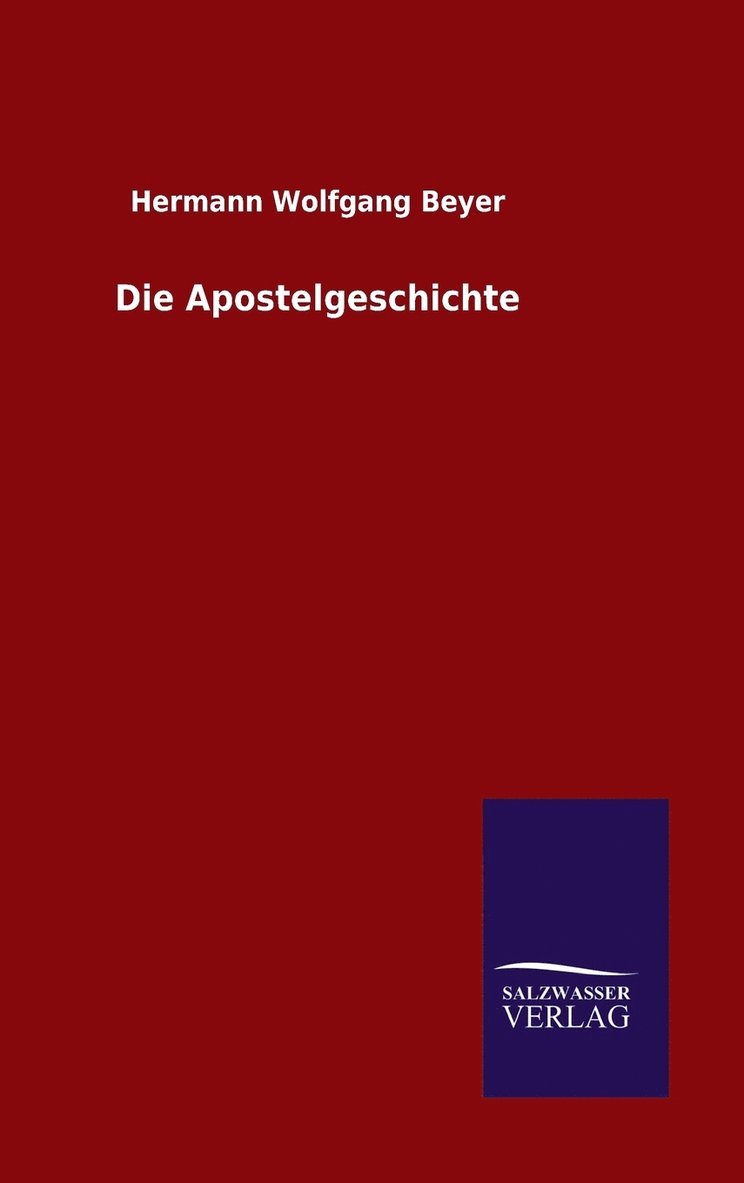 Die Apostelgeschichte 1