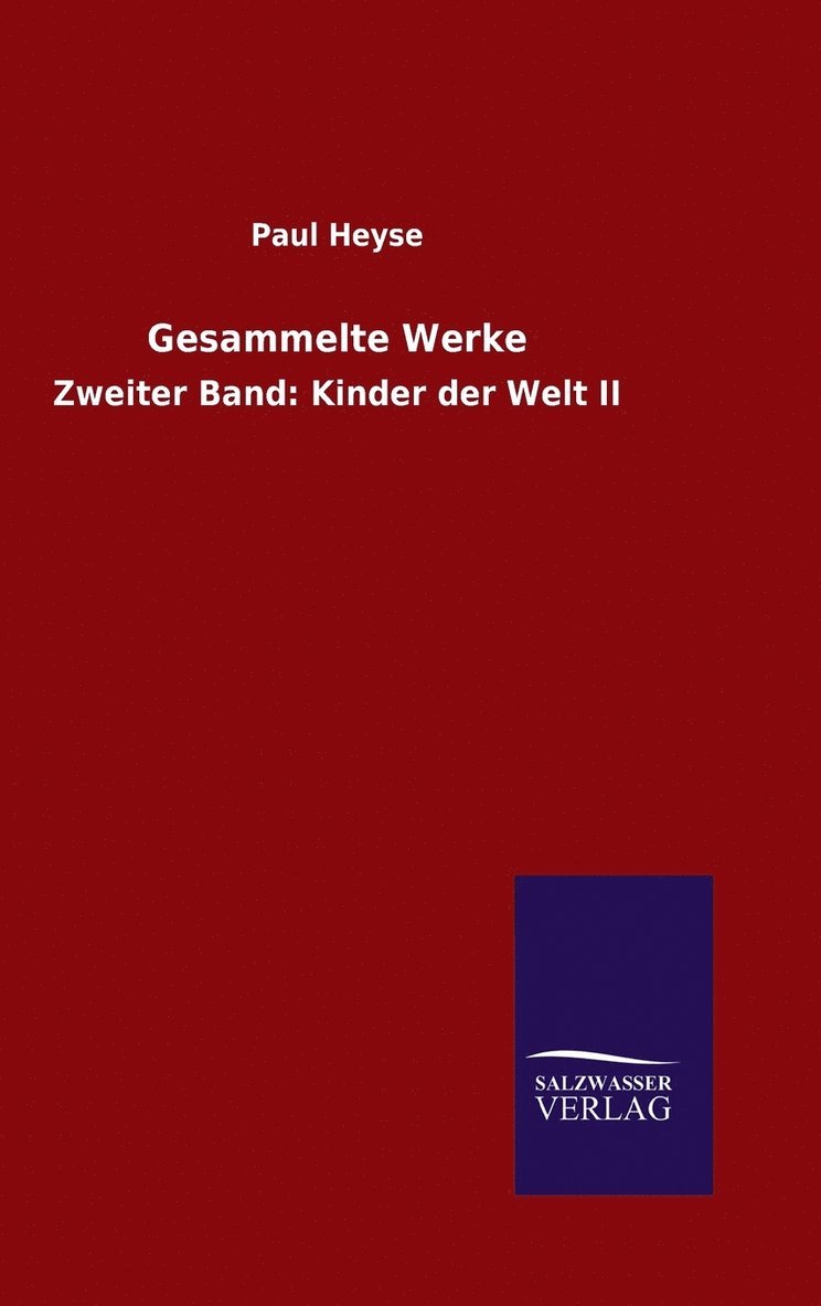 Gesammelte Werke 1