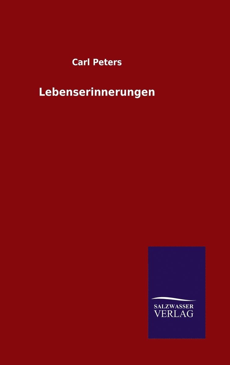 Lebenserinnerungen 1