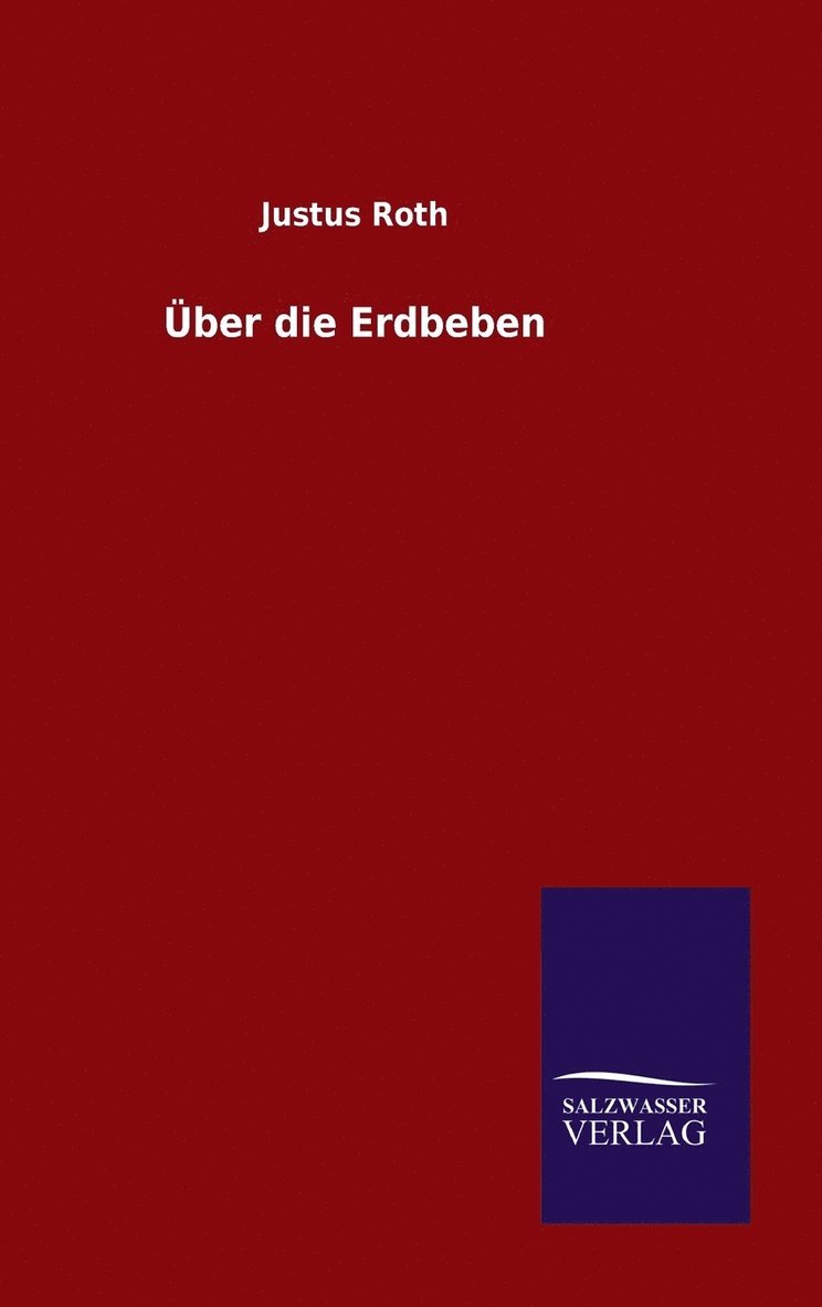 ber die Erdbeben 1