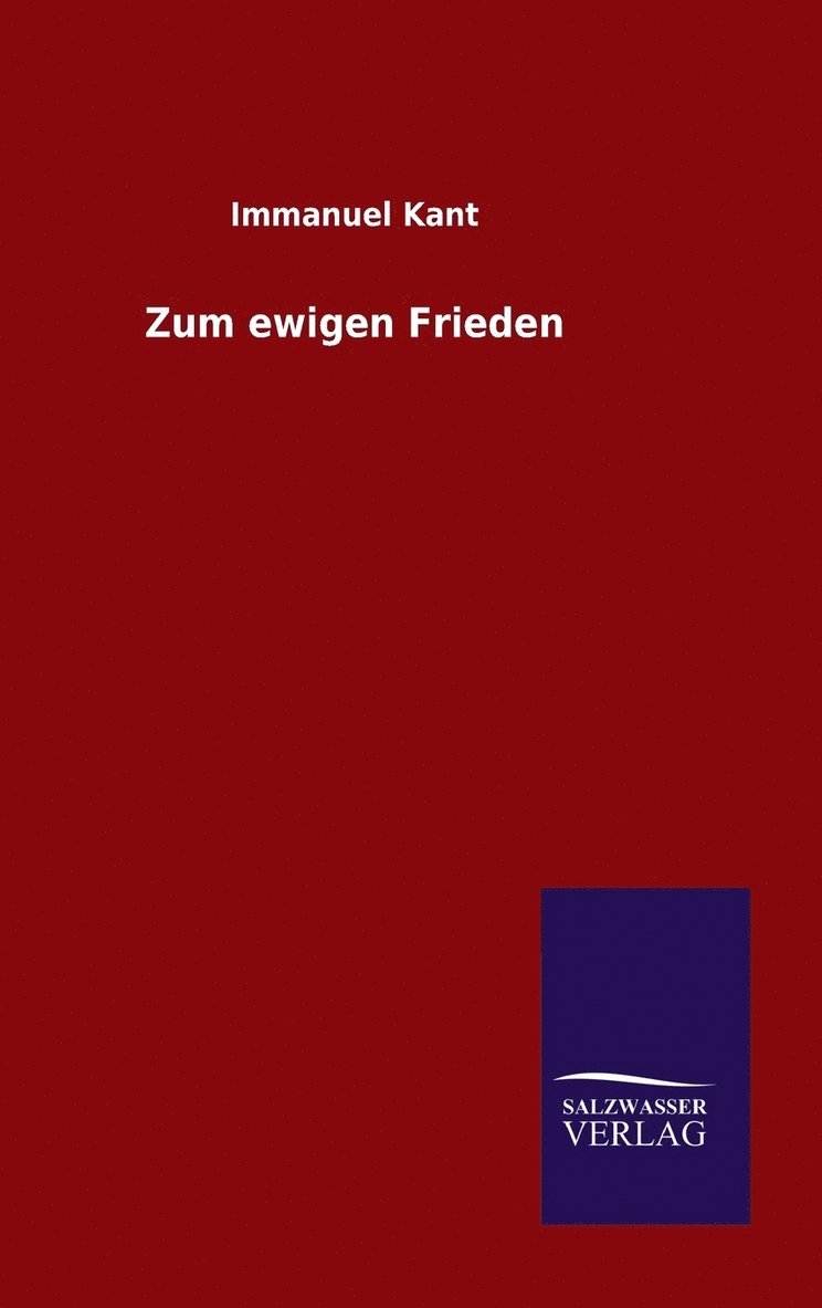 Zum ewigen Frieden 1