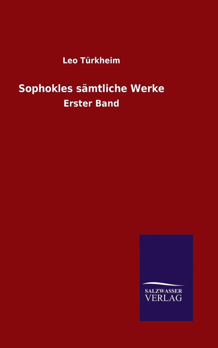 Sophokles smtliche Werke 1