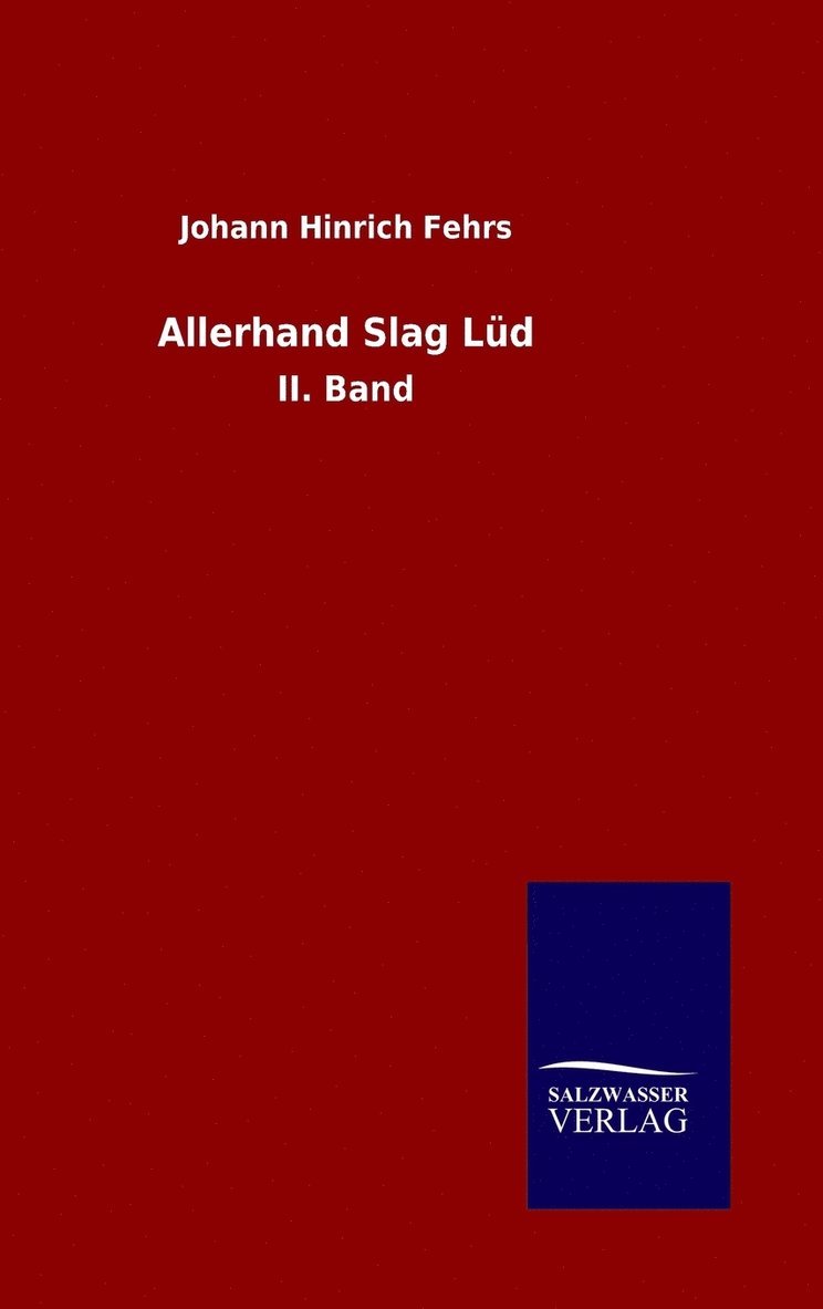 Allerhand Slag Ld 1