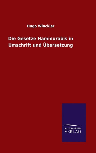 bokomslag Die Gesetze Hammurabis in Umschrift und bersetzung