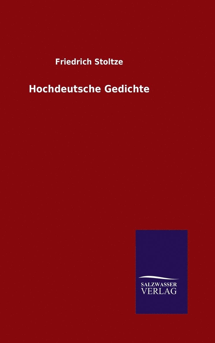 Hochdeutsche Gedichte 1