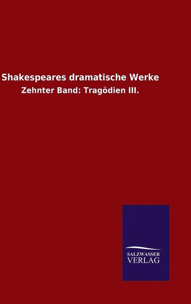 bokomslag Shakespeares dramatische Werke