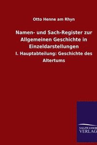 bokomslag Namen- und Sach-Register zur Allgemeinen Geschichte in Einzeldarstellungen