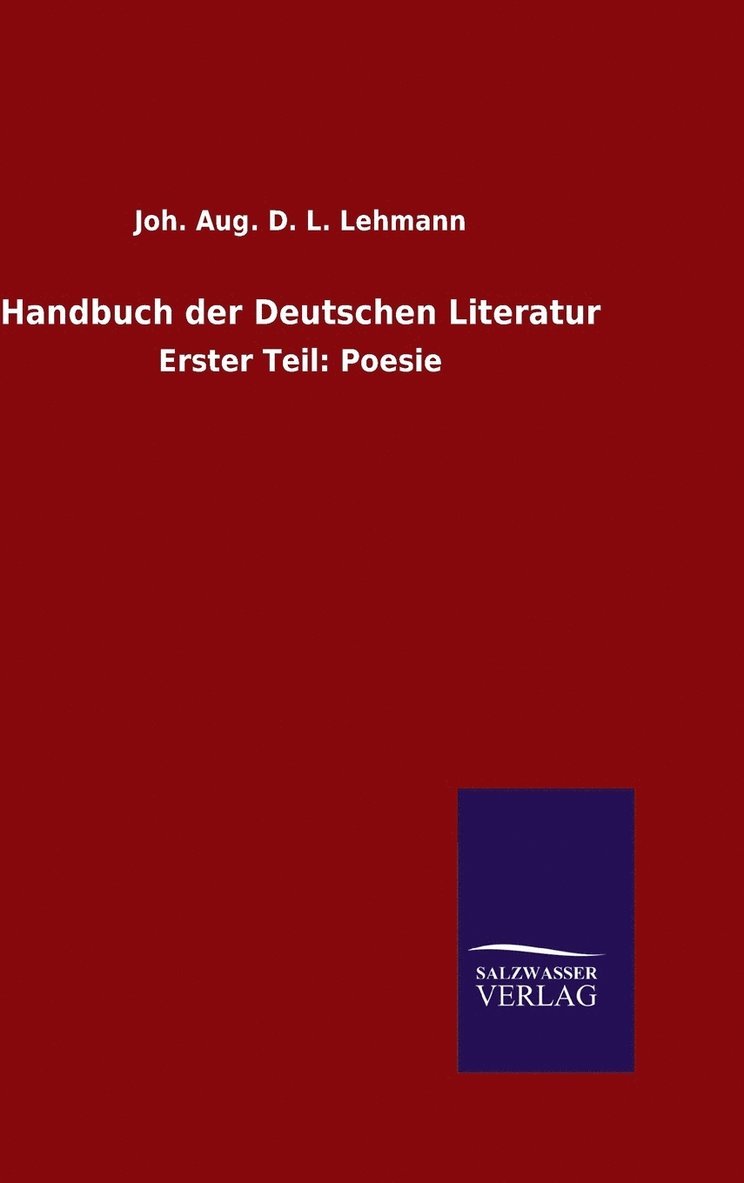 Handbuch der Deutschen Literatur