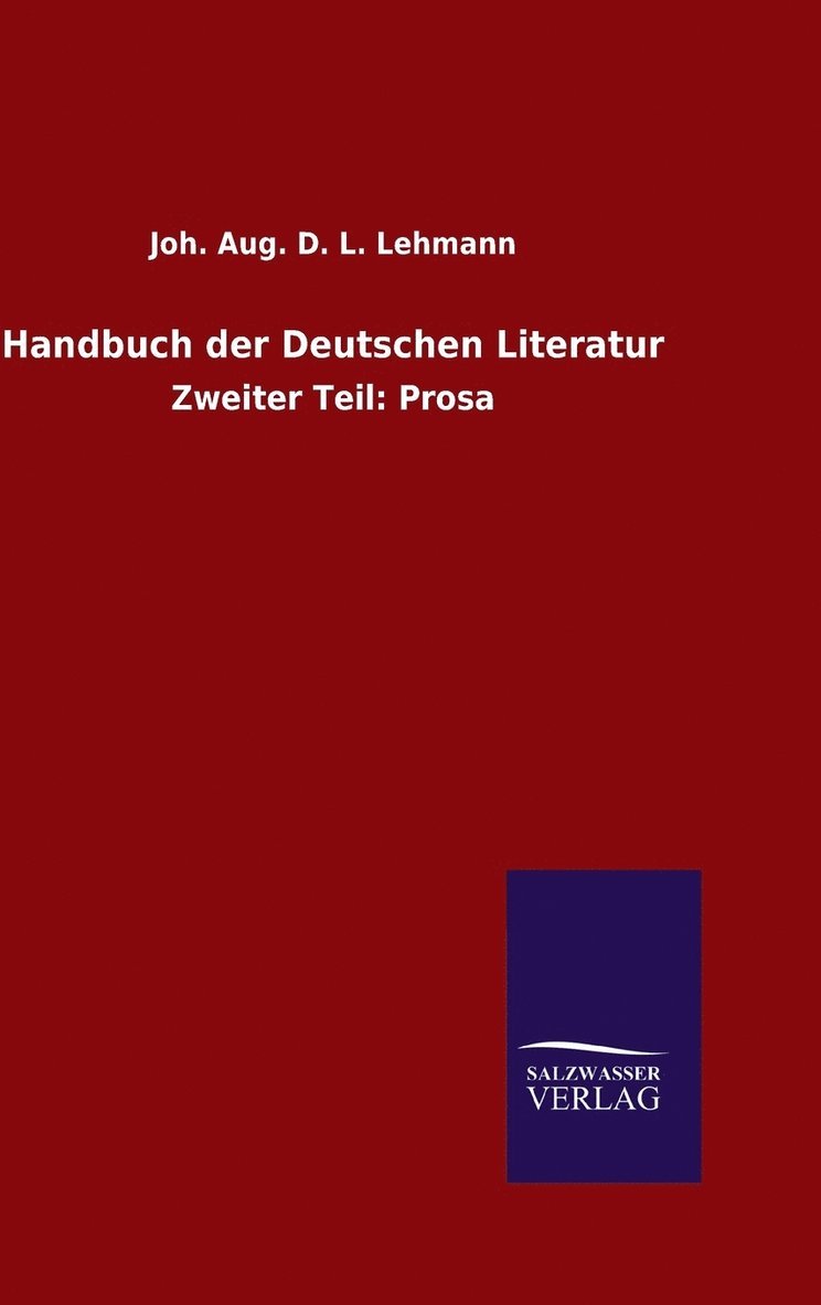 Handbuch der Deutschen Literatur 1