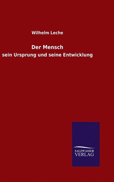 bokomslag Der Mensch