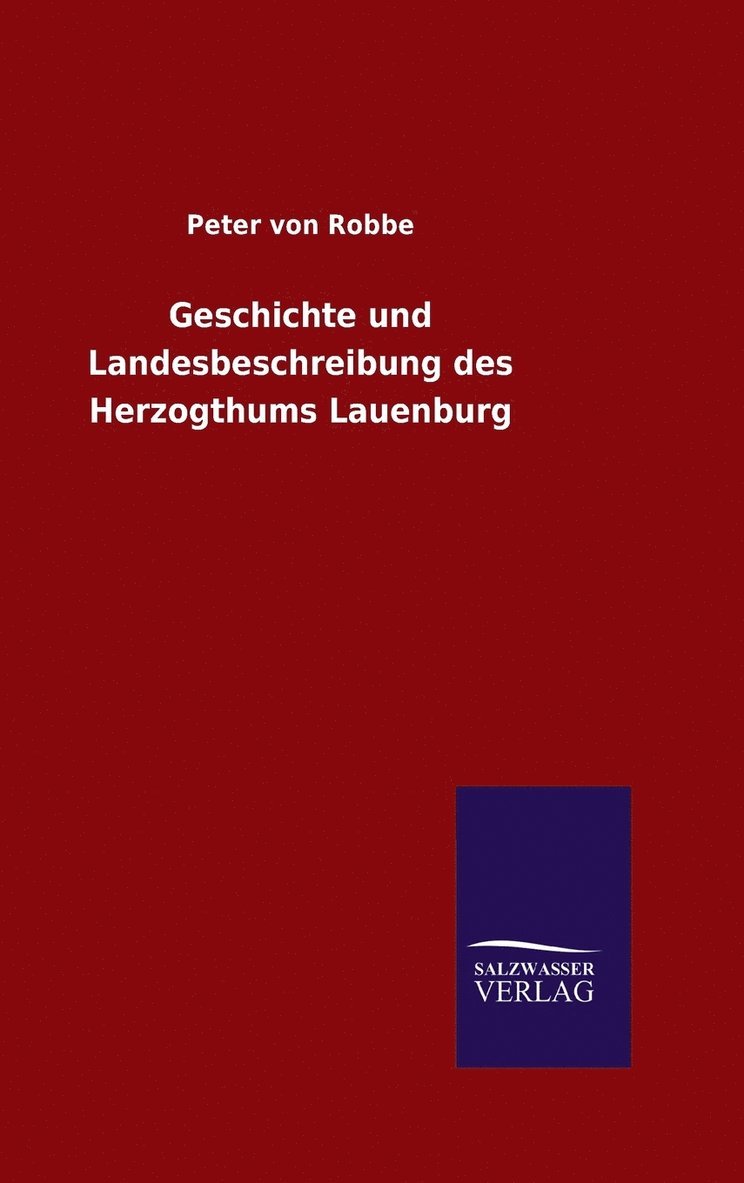 Geschichte und Landesbeschreibung des Herzogthums Lauenburg 1