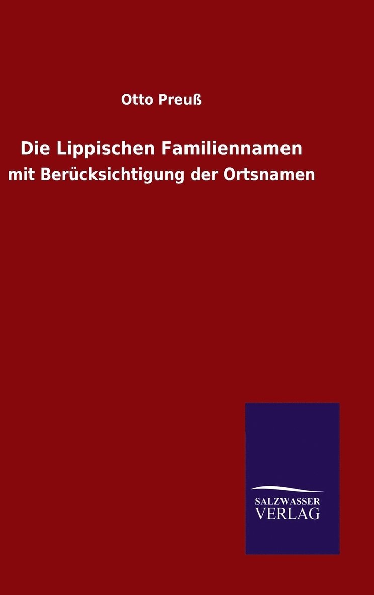 Lippischen Familiennamen