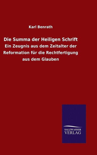 bokomslag Die Summa der Heiligen Schrift