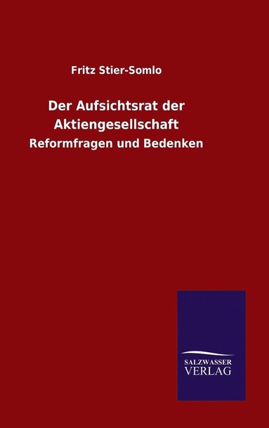 bokomslag Aufsichtsrat der Aktiengesellschaft