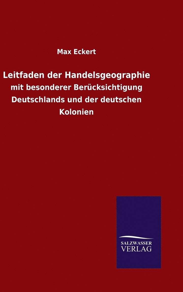 Leitfaden der Handelsgeographie 1