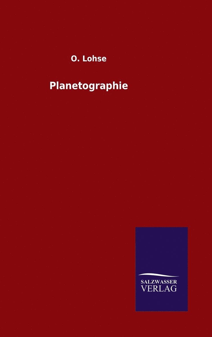 Planetographie 1