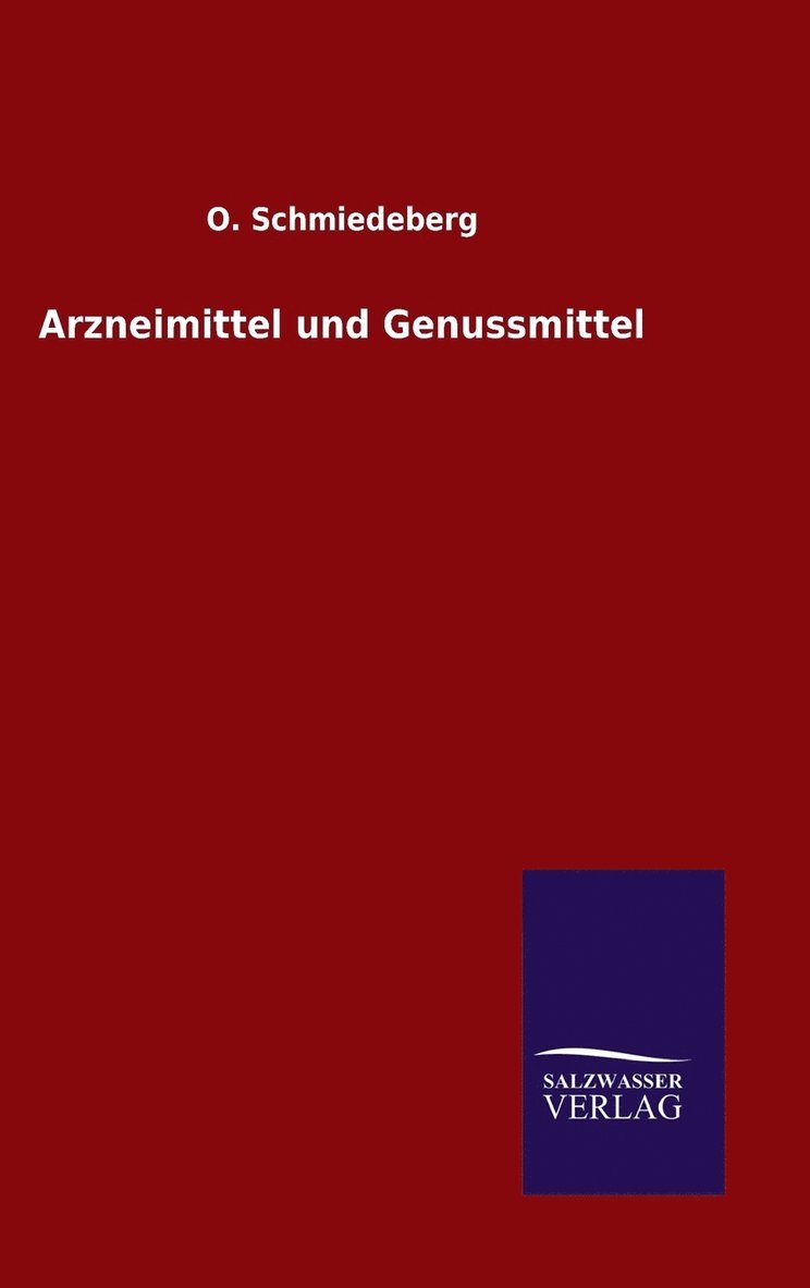 Arzneimittel und Genussmittel 1