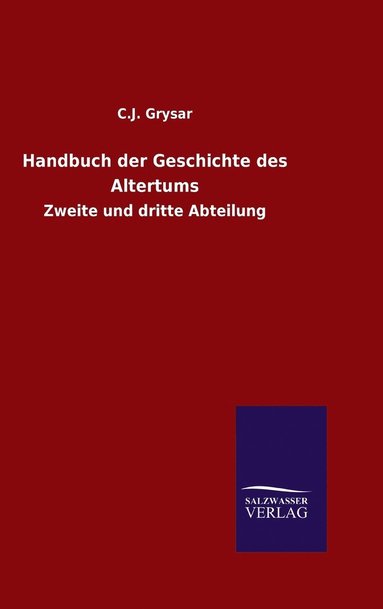 bokomslag Handbuch der Geschichte des Altertums