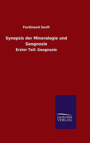 bokomslag Synopsis der Mineralogie und Geognosie