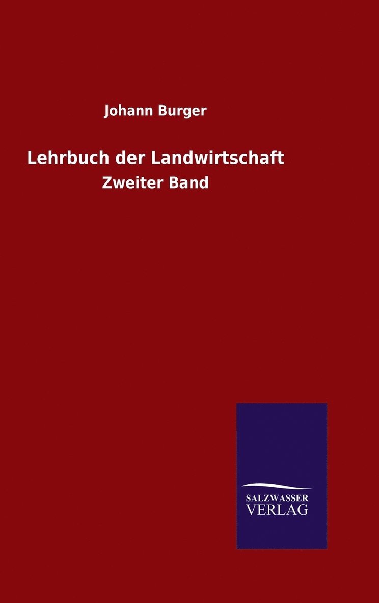 Lehrbuch der Landwirtschaft