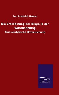 bokomslag Erscheinung der Dinge in der Wahrnehmung